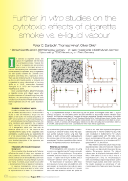 Further in vitro studies on the cytotoxic effects of