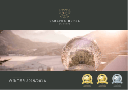 winter 2015/2016 - Carlton Hotel St. Moritz