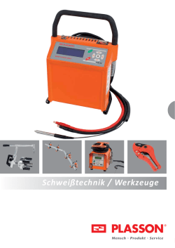 Preisliste Schwei&szlig;technik/Werkzeuge