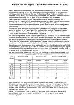 Offene Dresdner Kinder- und Jugendstadteinzelmeisterschaft 2015