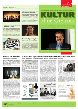 Global Art Session Auftakt mit Legenden des deutschen und