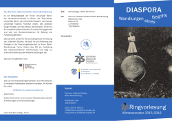 diaspora - Zentrum Jüdische Studien Berlin