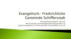 Evangelisch- Freikirchliche gemeinde Schifferstadt