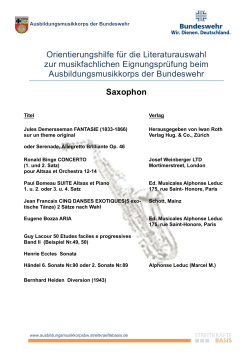 Orientierungshilfe Saxophon ( PDF , 66,5 kB)