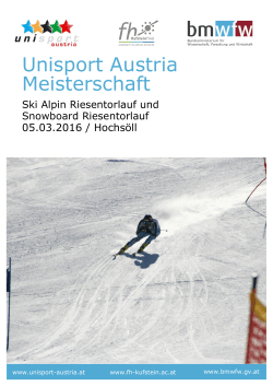 Ski Alpin - Unisport Austria