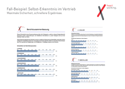 Fall-Beispiel: Selbst-Erkenntnis im Vertrieb - Heart