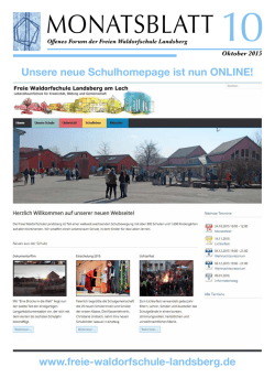 Ausgabe Nr. 10 / 02.10.2015