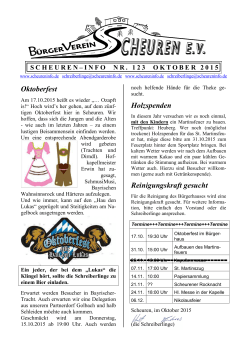Info 123 Oktober 2015 Oktoberfest