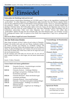 Informationen aus Einsiedel