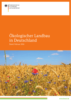 Ökologischer Landbau in Deutschland