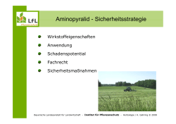 Aminopyralid - Bayerische Landesanstalt für Landwirtschaft