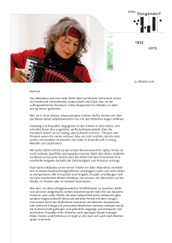 Nachruf als PDF - Ulrike Dangendorf