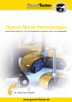 Gummi-Metall-Verbindungen - Gummi
