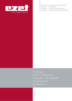 Dichtungen Gummi | Elastomere Kunststoffe | Thermoplaste