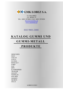 KATALOG GUMMI UND GUMMI