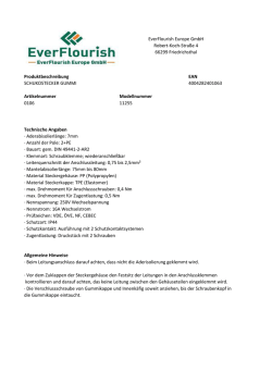 Produktbeschreibung EAN SCHUKOSTECKER GUMMI