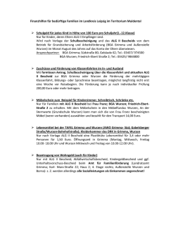 Information zu m&ouml;glichen Finanzhilfen f&uuml;r bed&uuml;rftige Familien im LK