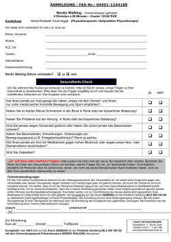 Page 1 ANMELDUNG : FAX-Nr.: 04451