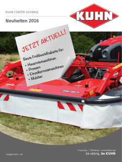 Neuheiten 2016