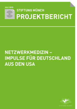 Netzwerkmedizin – Impulse für Deutschland aus
