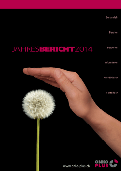 Jahresbericht 2014