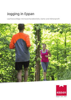 Jogging in Eppan