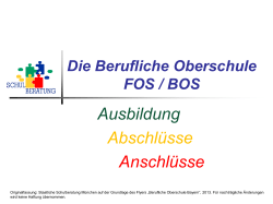 PowerPoint-Präsentation - Staatliche Schulberatung in Bayern