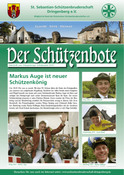 als PDF - St. Sebastian-Schützenbruderschaft Dringenberg eV