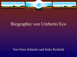 Biographie von Umberto Eco