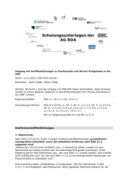 Konferenzveröffentlichungen