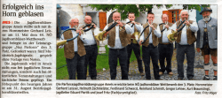 Erfolgreich ins Horn geblasen