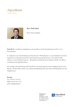 Dott. Paolo Rech