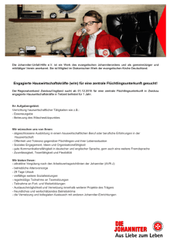 Ihre aussagef&auml;hige Bewerbung senden Sie bitte bis zum schriftlich