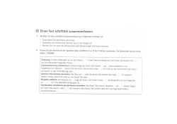 Einen Text schriftlich zusammenfassen