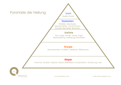 Pyramide der Heilung