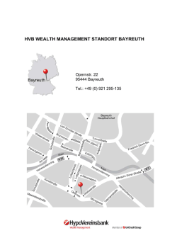 HVB WEALTH MANAGEMENT STANDORT BAYREUTH