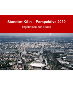 Standort Köln – Perspektive 2030