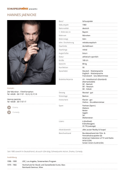 hannes jaenicke - Schauspielervideos