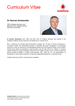 Dr Hannes Ametsreiter