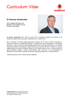 Dr Hannes Ametsreiter