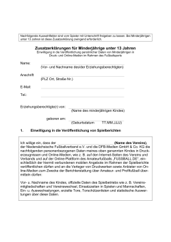 DFB Medien GmbH & Co - Niedersächsischer Fußballverband eV