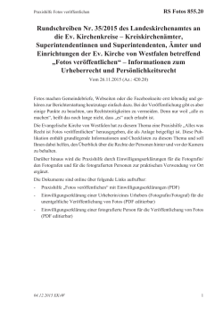 als PDF - Kirchenrecht Westfalen