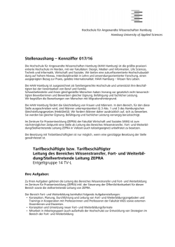 Leitung des Bereiches Wissenstransfer, Fort