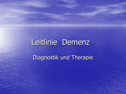 Leitlinie Demenz