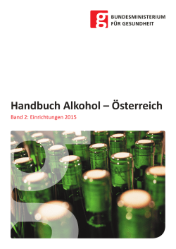 Handbuch Alkohol - &Ouml;sterreich, Band 2