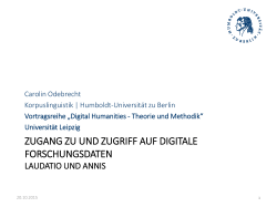 Folien - Institut für deutsche Sprache und Linguistik - Hu