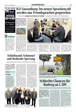 IGS Sassenburg:Im neuen Sprachencaf&eacute; werden nur