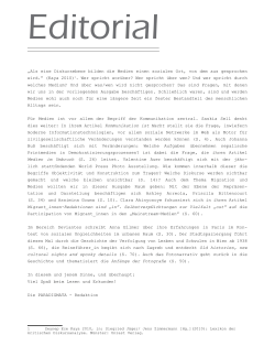 Editorial - Paradigmata