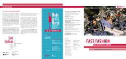 fast fashion - Portal Globales Lernen