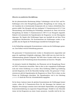Instrumentelle Versuche - Ruhr
